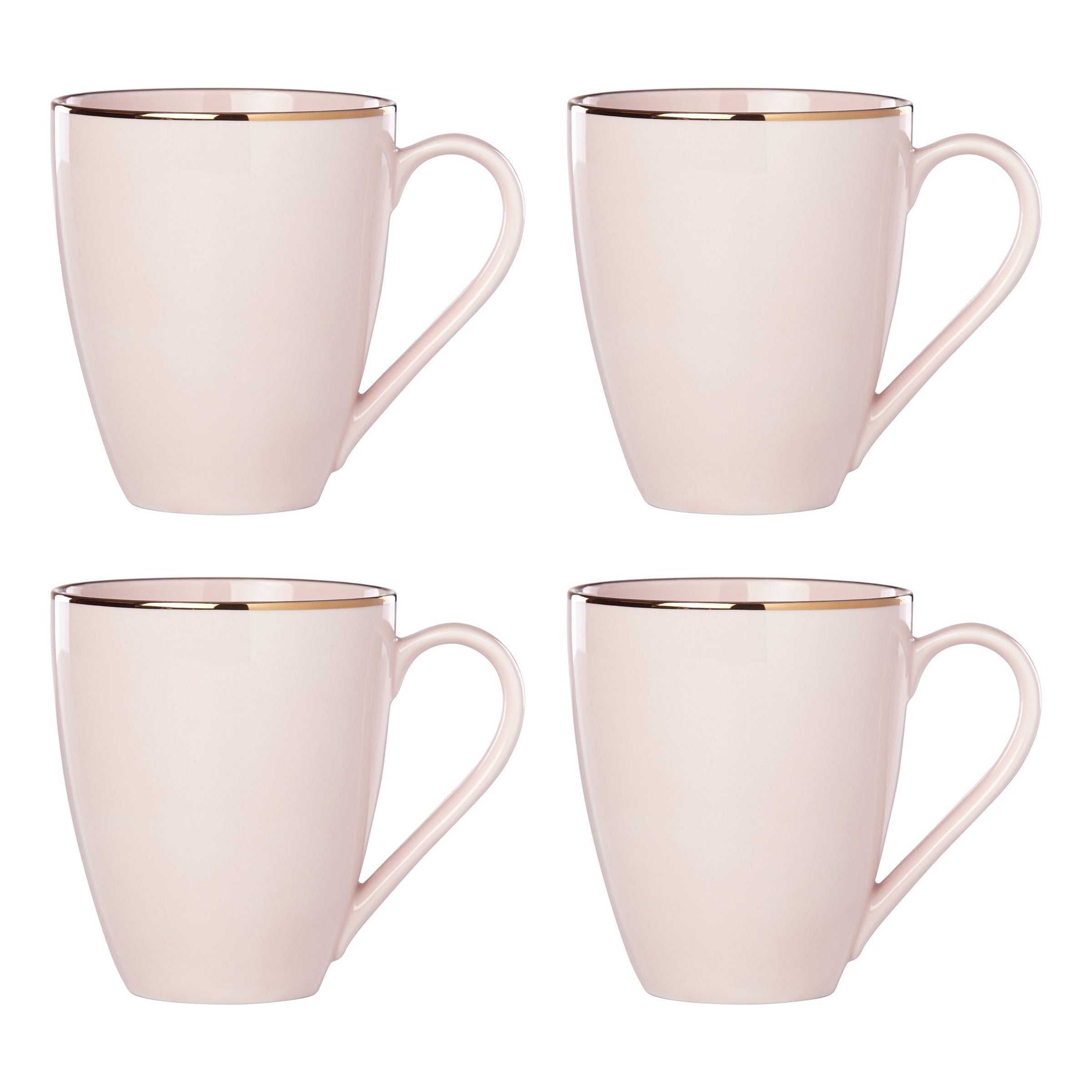 Trianna Blush Mugs, Set of 4